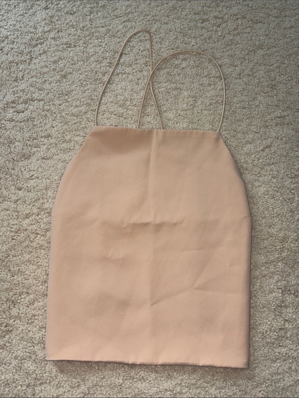 Tobi Blush cream Open back tank